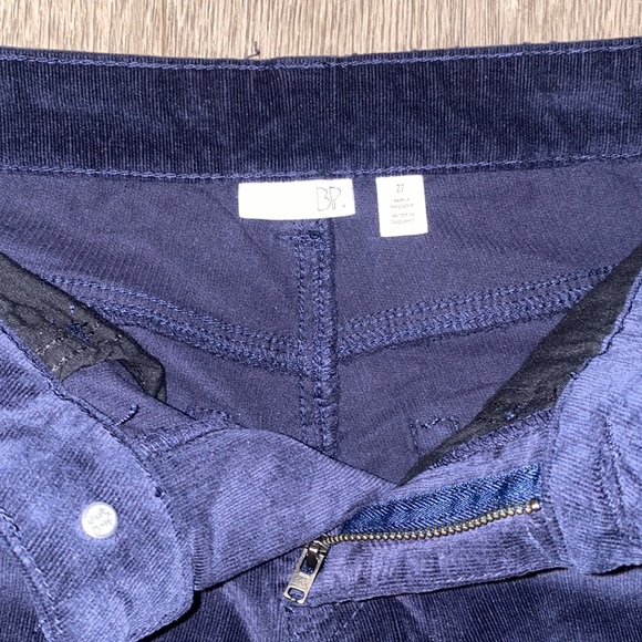 NORDSTROM Corduroy Pants. US 27. Navy Blue. - Picture 4 of 4